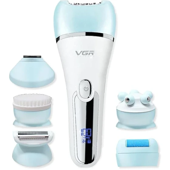 اپیلاتور ۶ کاره وی جی آر مدل V-733 ضد آب