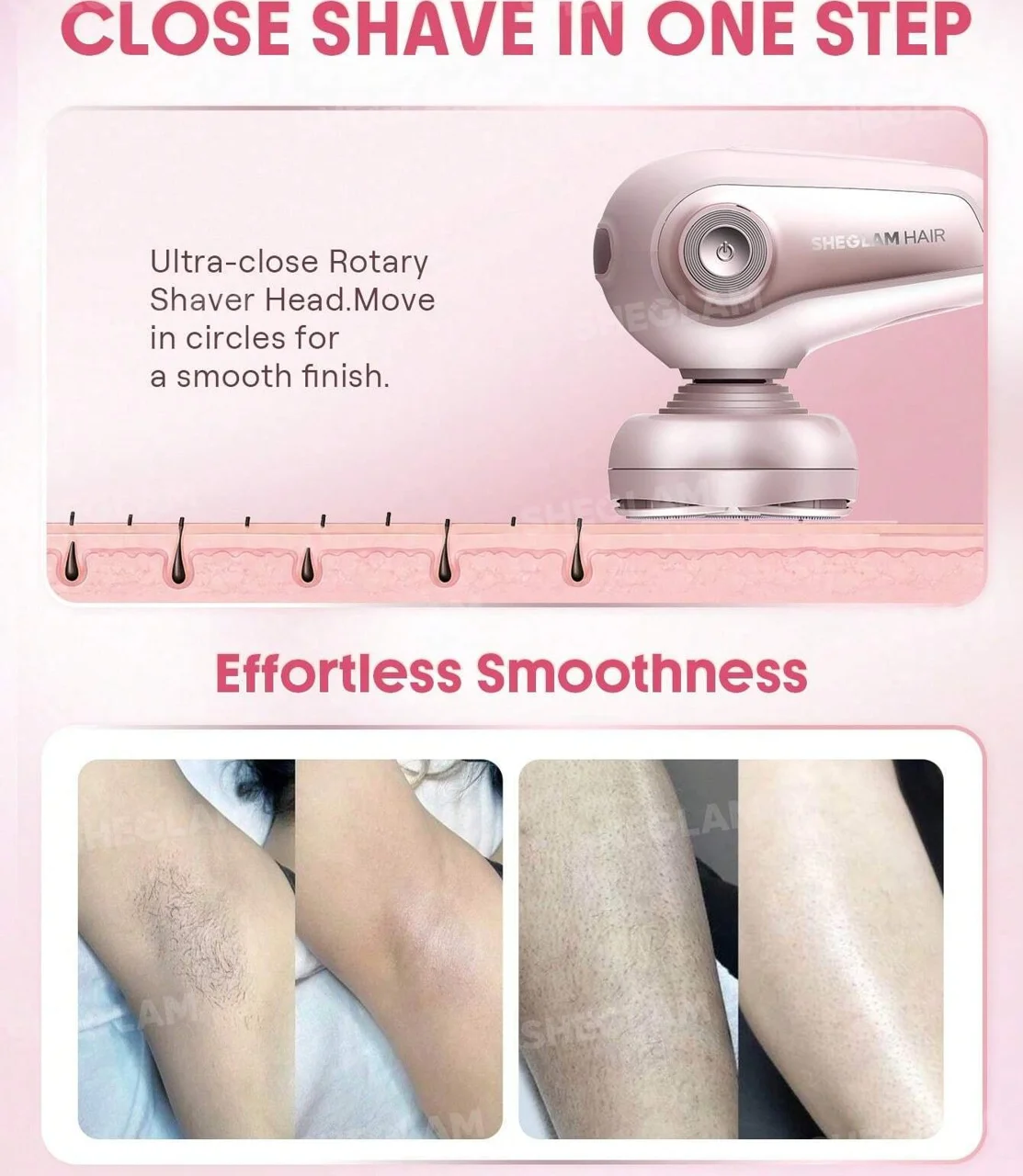 مقایسه برند: شیگلم ماشین اصلاح شیگلم مدل Smooth Moves ۵ سر فول بادی