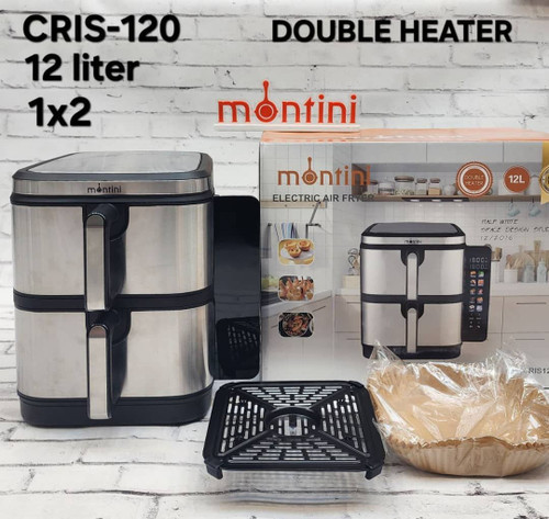 سرخ کن بدون روغن مونتینی مدل CRIS120 ظرفیت ۱۲ لیتر برند: Montini
