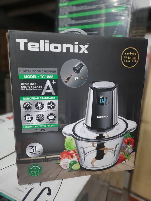 خرد کن حرفه ای 3 لیتری نمایشگر دار تلیونیکس مدل Telionix TC-1888 با ۱۸ ماه گارانتی شرکتی