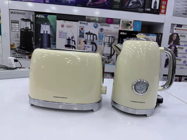 ست کتری برقی و توستر نان وگاترونیکس. مدل VE-EK02.VE-ET02
