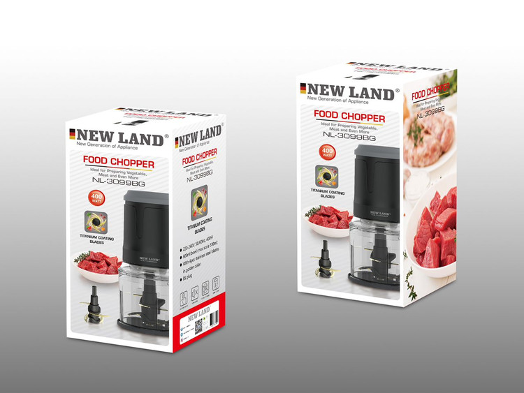 سبزی خردکن 0/8لیتر Newland مدل 3099BG