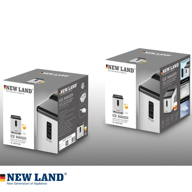 یخ ساز نیولند آلمان مدل New land 3057BL با تضمین بهترین قیمت و بالاترین کیفیت
