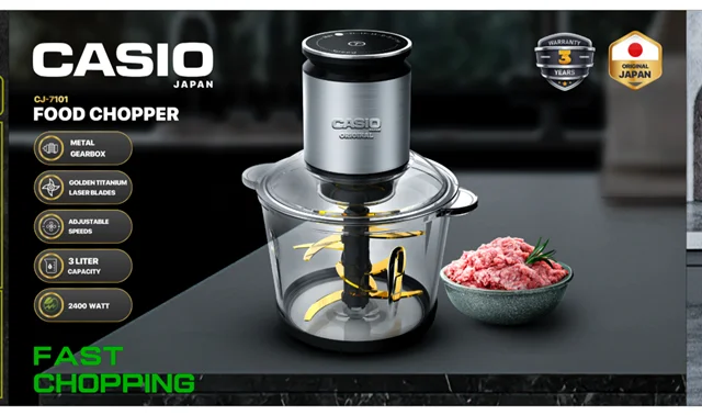 خردکن کاسیو ژاپن مدلCJ-7101(ژاپنی اصلی )