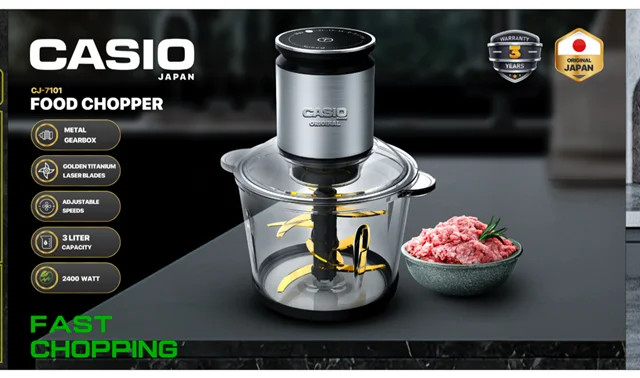 خردکن کاسیو ژاپن مدلCJ-7101(ژاپنی اصلی )