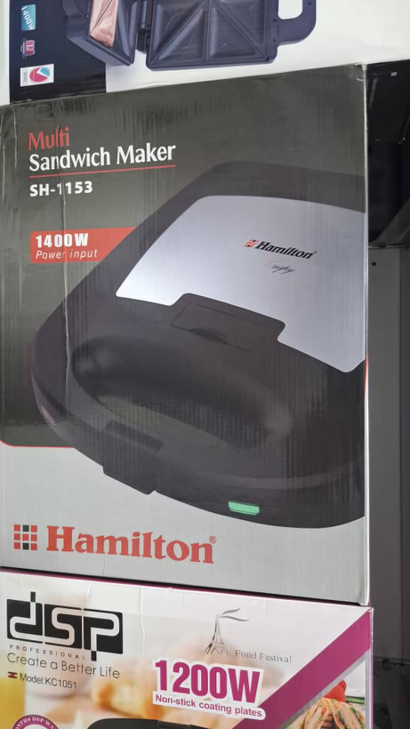 ساندویچ ساز همیلتون مدل SH-1153 | توان 1400 وات