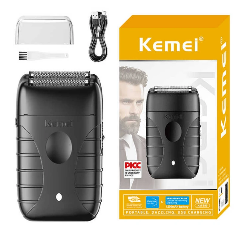 ماشین اصلاح کیمی مدل KM-T95 با برش مستقیم و استیل ضد زنگ مشخصات