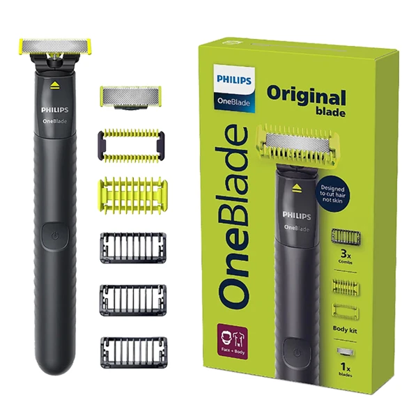 ماشین اصلاح موی صورت و بدن فیلیپس مدل one blade QP1624