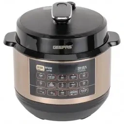 پلوپز چند کاره جیپاس مدل GMC35052 ظرفیت ۶ لیتر با بدنه استیل ضد زنگ