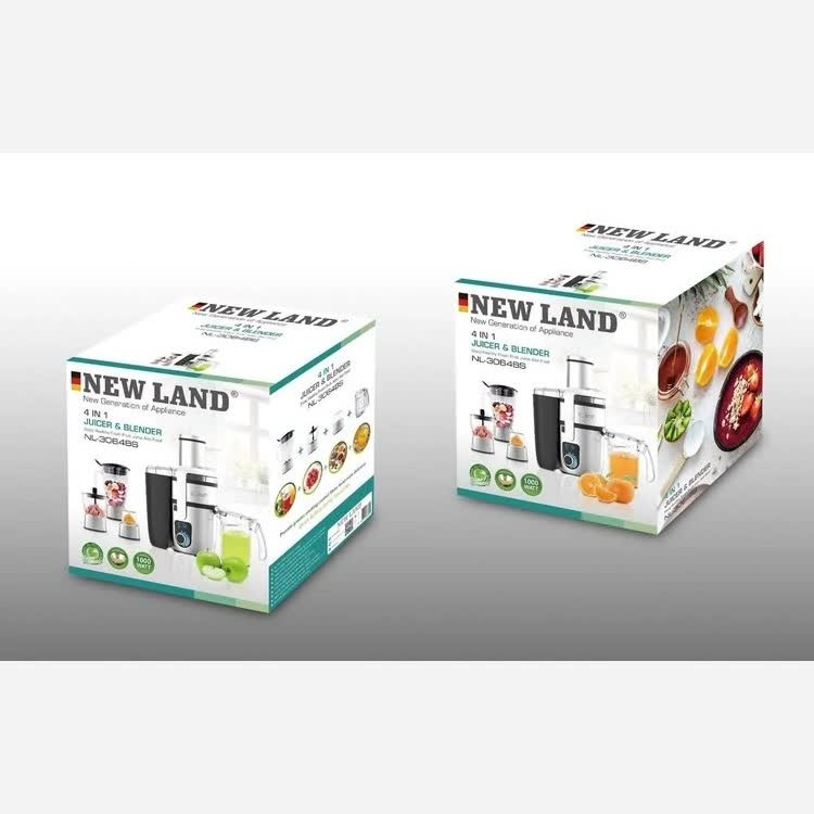آبمیوهگیری ۴ کاره استیل نیولند مدل NEWLAND NL-3064BS