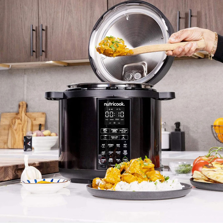 مولتی کوکر نوتریکوک مدل SP208K ظرفیت ۸ لیتر استیل ضد زنگ چند کاره