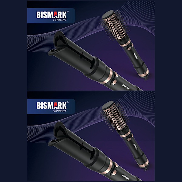 سشوار برسدار چرخشی 1200 وات بیسمارک مدل BM801