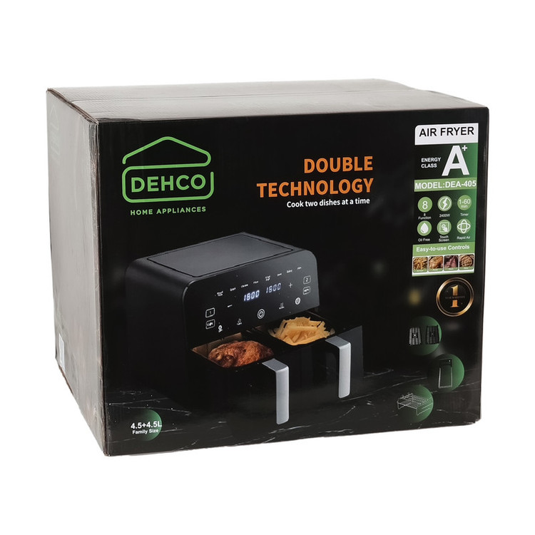 سرخکن 9 لیتر دکو مدل DEA-405 دوکابین