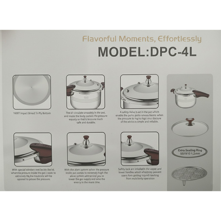زودپز دکو مدل DPC-4L گنجایش 4 لیتر