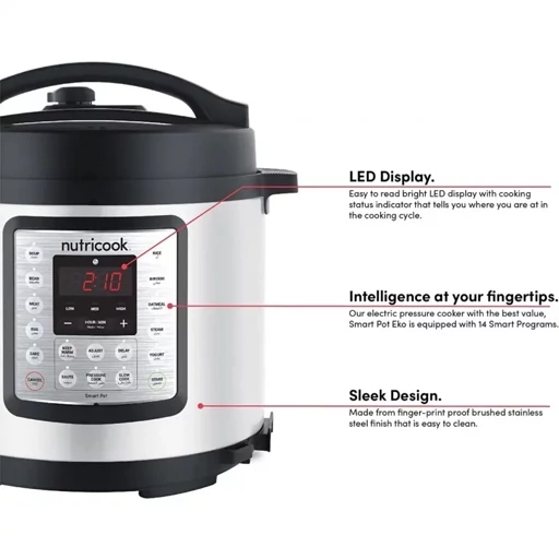 زودپز نوتریکوک 6 لیتری Smart Pot EKO SPEK6