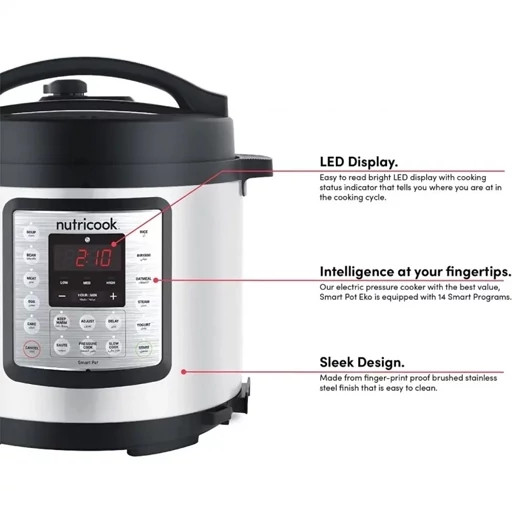 زودپز نوتریکوک 6 لیتری Smart Pot EKO SPEK6